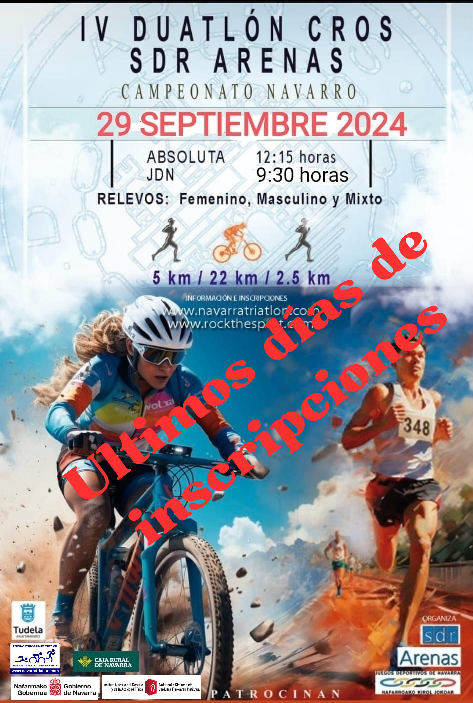 IV Duatl&oacute;n Cross SDR Arenas, JDN y Cto Navarro